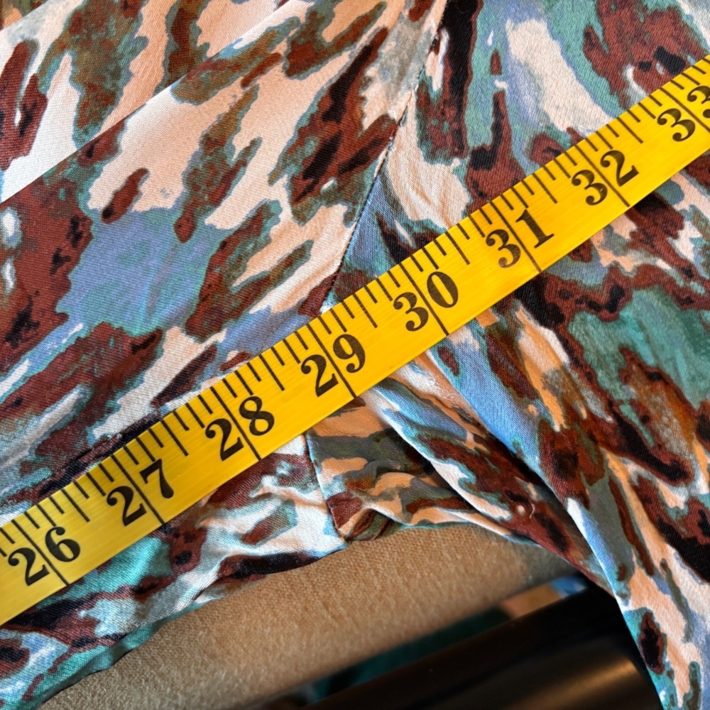 Anthropologie Somerset Jumpsuit Print 1X Abstract Boho Wide Leg Breezy - Picture 10 of 11